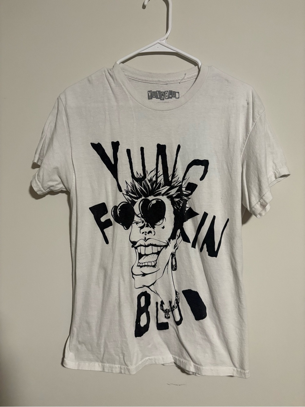 Yungblud White Short Sleeve Tee